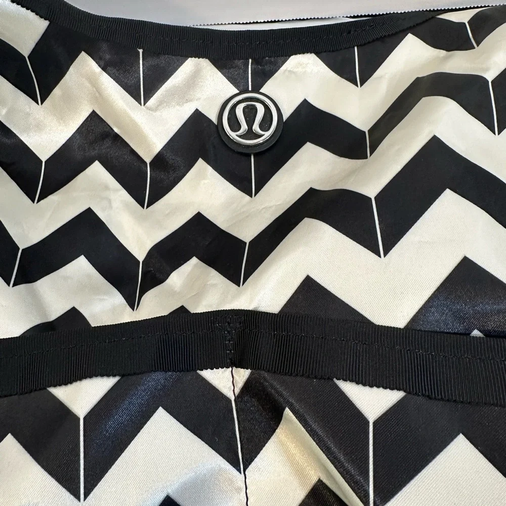 lululemon athletica Black and White Chevron Women's Bag